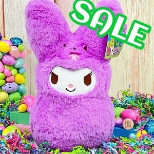 Easter Sanrio Kuromi × Peeps Bunny 12”Large Plush Stuffed Animal New Release